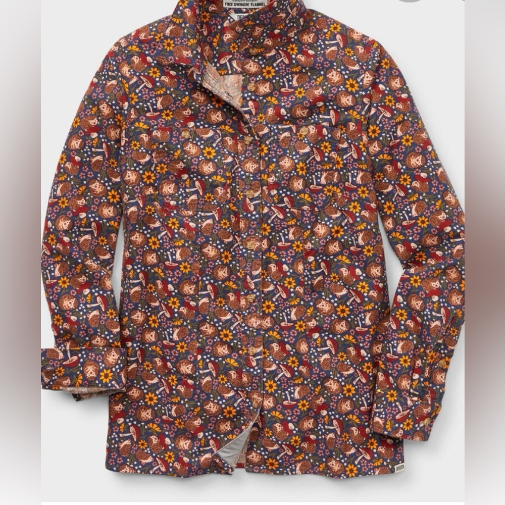 Duluth Trading Women’s Free Swingin’ Flannel Hedgehog XS